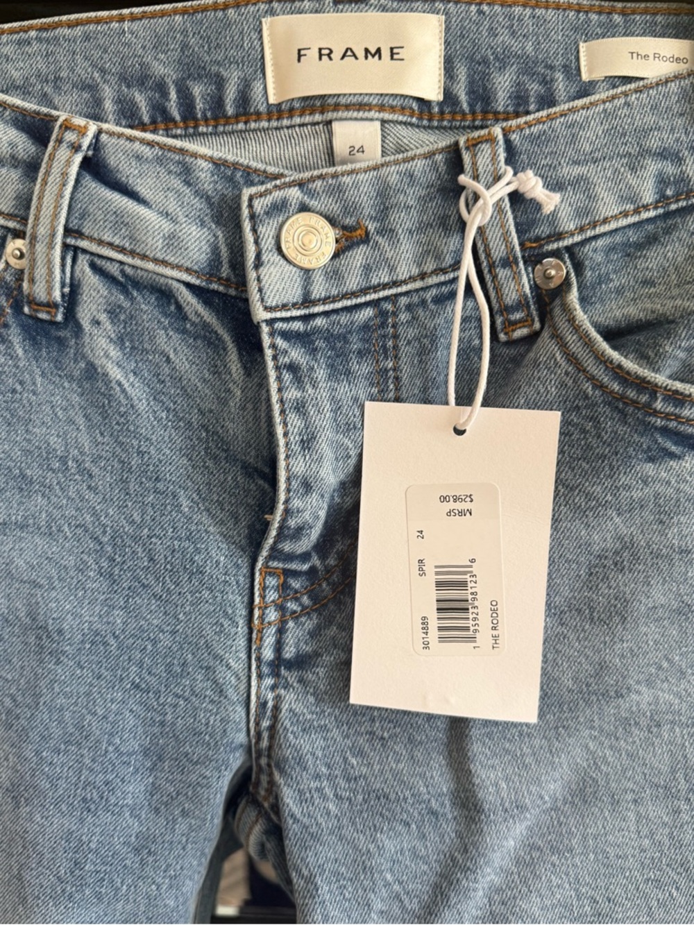NWT 🩵Frame🩵 THE RODEO ~ Low Rise/Boot Cut - Picture 3 of 13